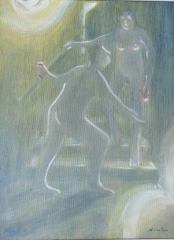 Disturbance, 2004, acrylic on canvas, 46cm × 36cm